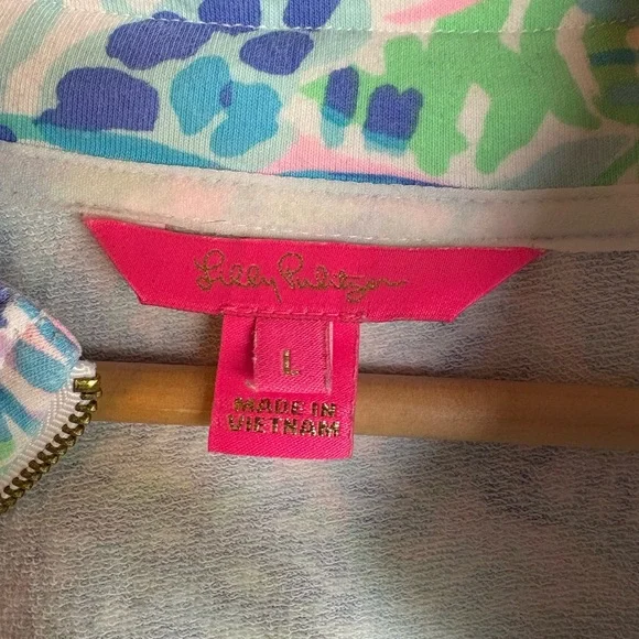 Lilly Pulitzer Skipper Popover Size L Shell of a Party - Picture 4 of 8